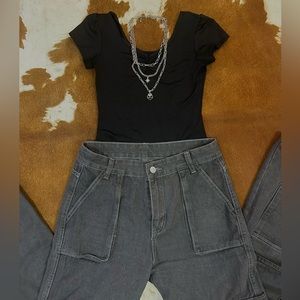 DanSkin Black Bodysuit